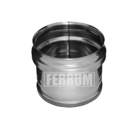 Заглушка внешняя д/трубы Феррум (430/0,5) диам. 120 (нижняя)