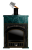  Премиальная банная печь "Сибирь-25"(дверка 545х545), в облицовке Оптима, змеевик