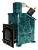  Премиальная банная печь "Сибирь-25" ЗК (дверка 545х545) в облицовке "Президент" змеевик
